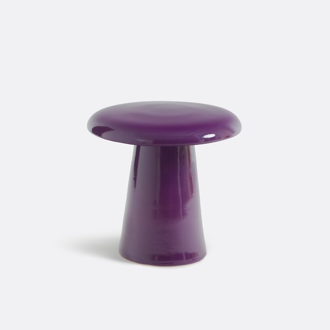 Bout de canapé et chevet en céramique, Bellot Couleur violet <span itemprop=