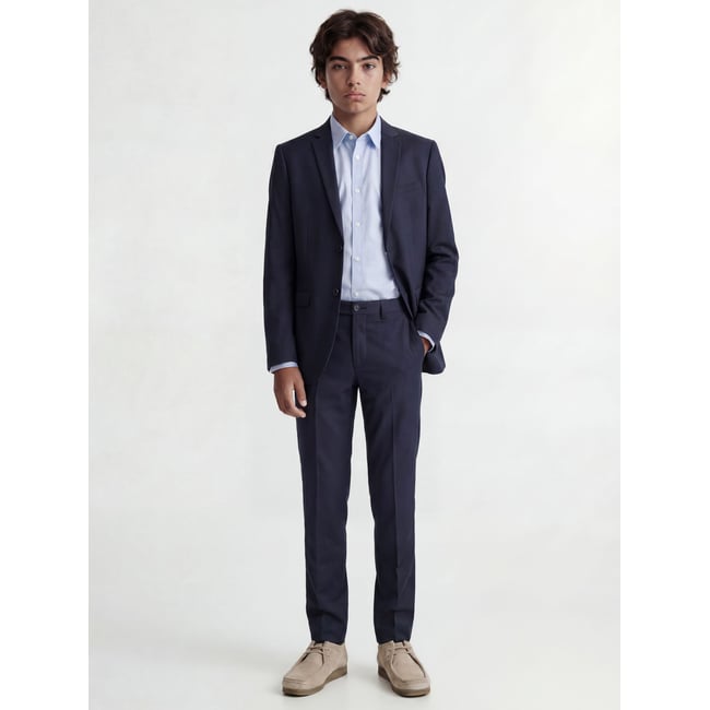 Blazer Croisé Et Pantalon De Tailleur dark navy <span itemprop=