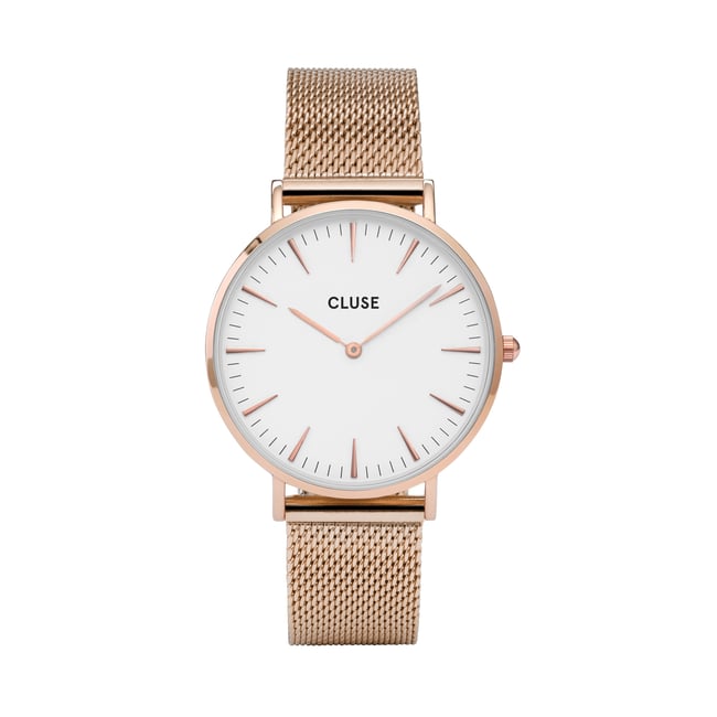 Montre Analogique  BOHO CHIC doré rose blanc doré rose <span itemprop=