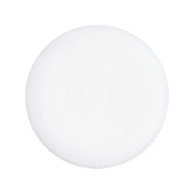 6 assiettes plates blanches 26cm -AMMONITE Couleur blanc <span itemprop=