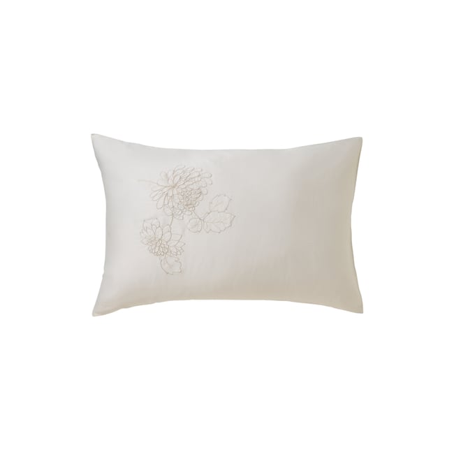 Taie d'oreiller rectangulaire satin de coton OPALYS imprimé <span itemprop=
