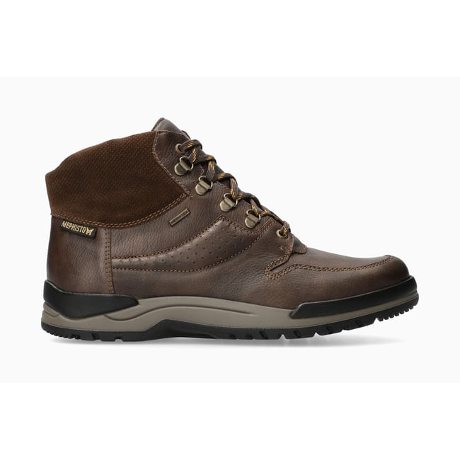 Bottines en cuir CLINT MT marron foncé 5145 <span itemprop=