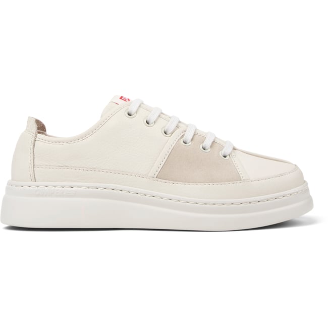 Baskets G3D Runner Up Twins cuir blanc beige <span itemprop=