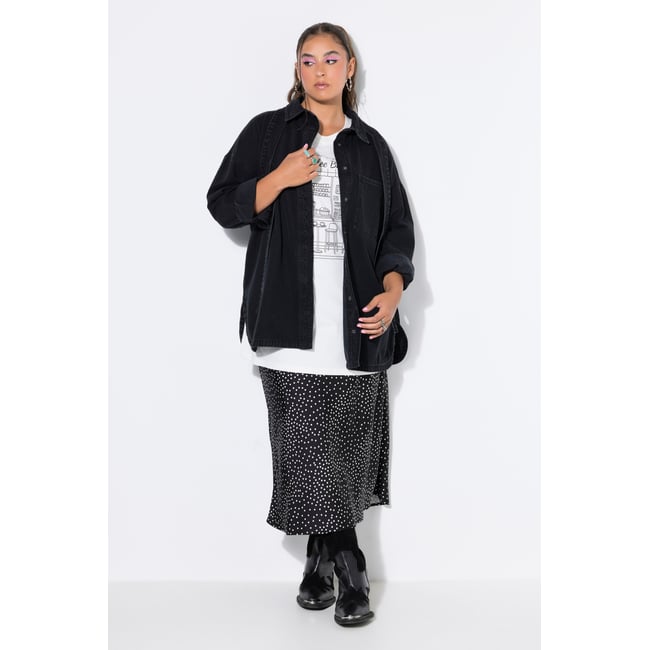 Chemise en jean, coupe oversize, nœud - STUDIO UNTOLD