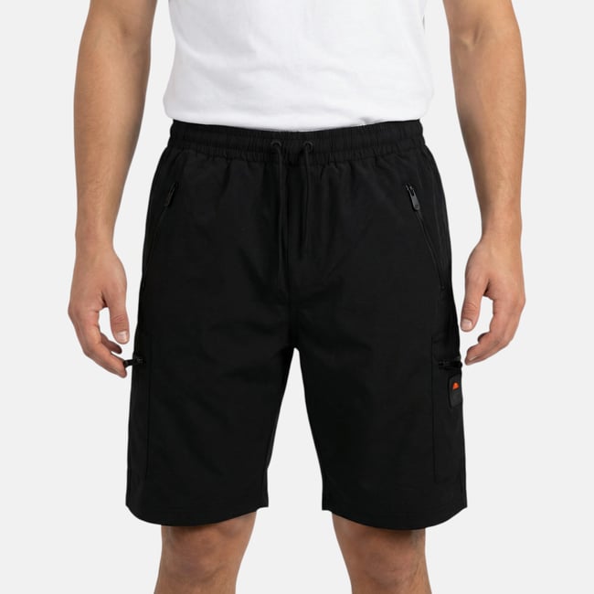 Short molletonné à cordon, poches latérales TEMPO noir <span itemprop=