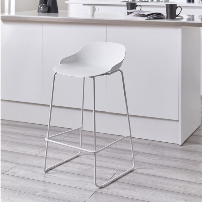 Xavier Minimalist Bar Stools (Set of 2) - SO'HOME