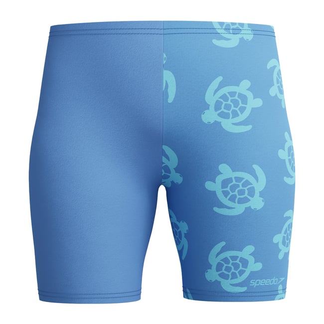 Jammer de natation motif/style tortue bleu <span itemprop=