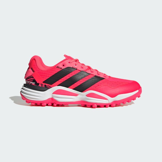 Chaussure adipower Hockey 4 solar turbo / core black / cloud white <span itemprop=