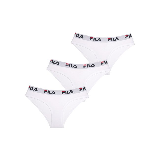 Lot De 3 Culottes Coton Fu6043 blanc <span itemprop=