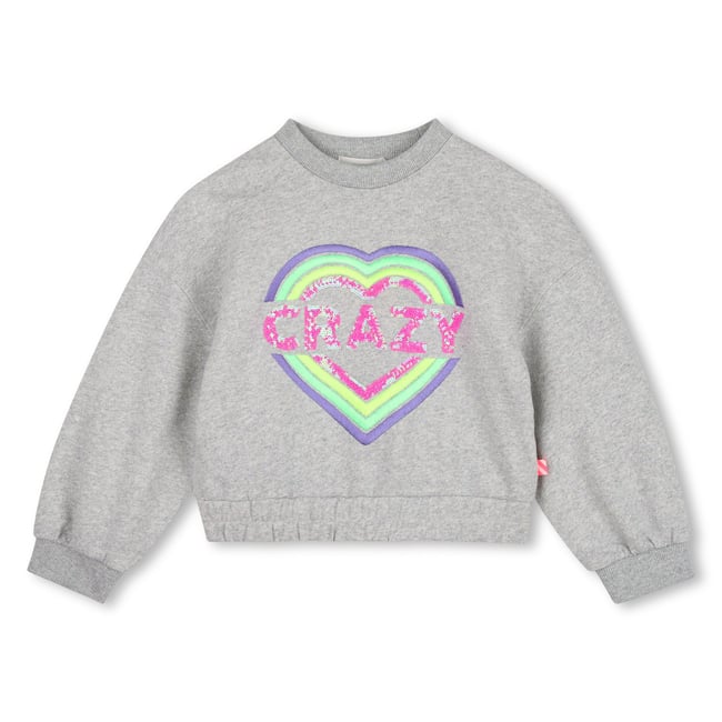 Sweat col rond nacre <span itemprop=