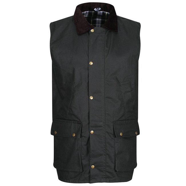 Veste sans manches BANBURY kaki <span itemprop=