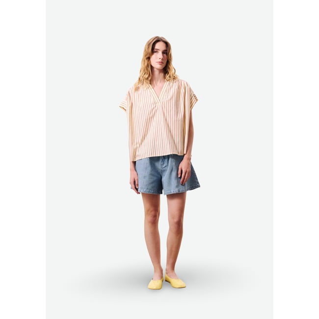 Blouse BONAIA jaune beurre <span itemprop=