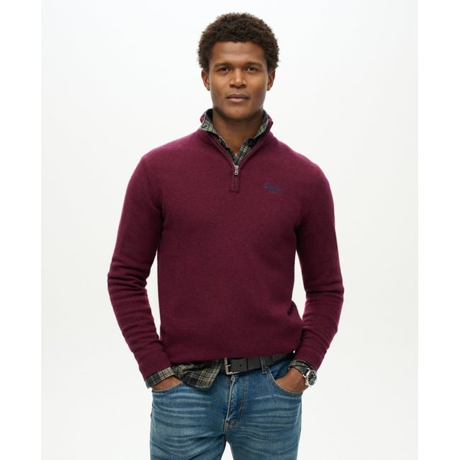 Pull à col zippé Essential - SUPERDRY