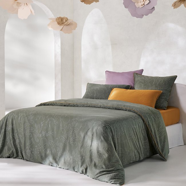 Bettbezug Olise aus Baumwollsatin bedruckt <span itemprop=