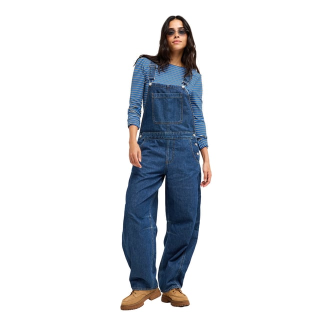 Salopette en jean WILD HEART. bleu ocean blue <span itemprop=