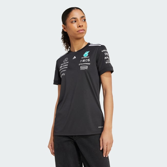 Maillot Pilote Mercedes - Amg Petronas Formula One Team black / white <span itemprop=
