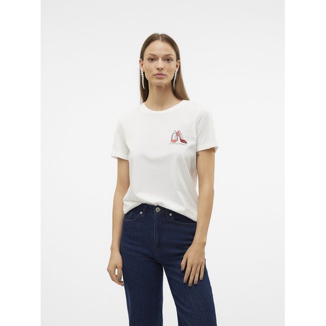 Camiseta de manga corta estampada - VERO MODA