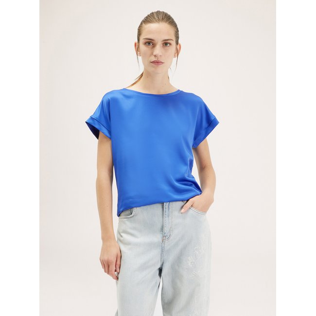 T-shirt bi-matière light - blue <span itemprop=