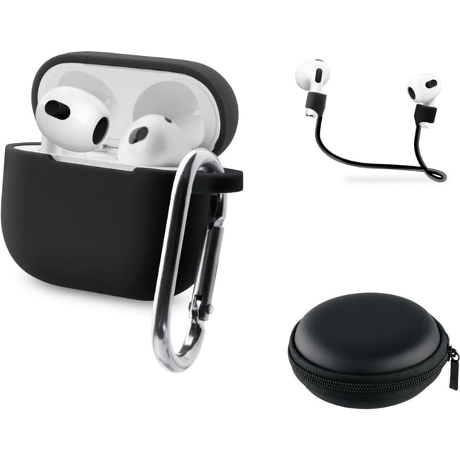 Pack étui Airpods 4 Noir - ESSENTIEL B