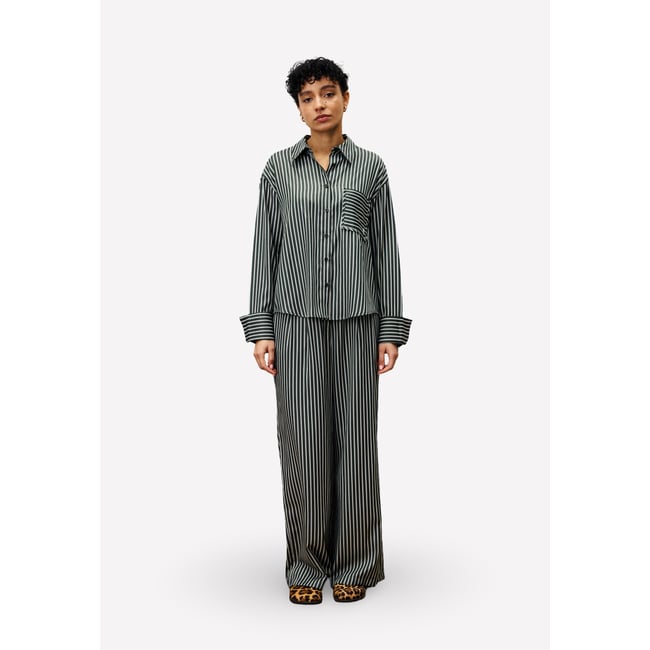 Chemise  CHESTER vert mousse <span itemprop=