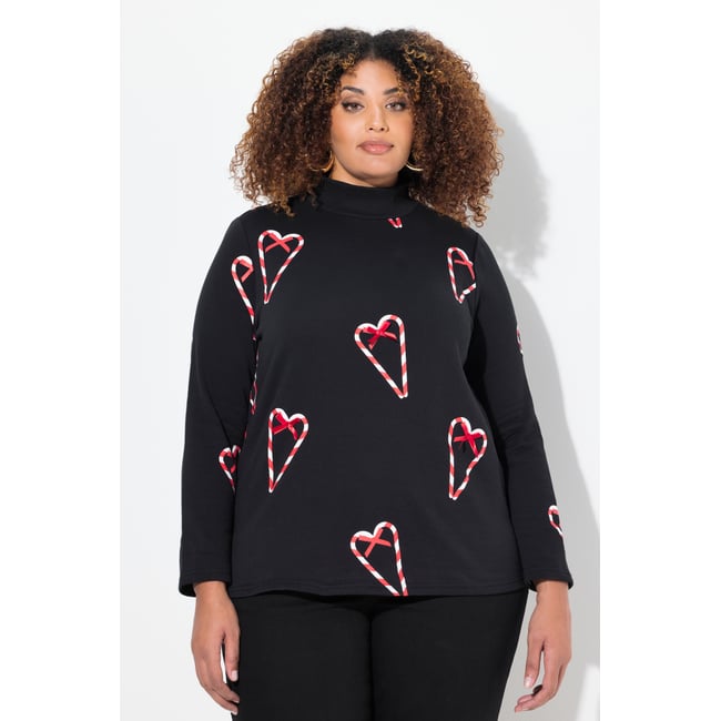 Sweat-shirt classique à col montant - ULLA POPKEN