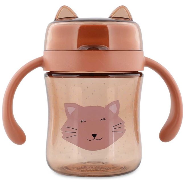 Gobelet 360° avec poignées Couleur rose, noir <span itemprop=