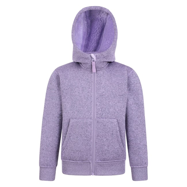 Veste à capuche NEVIS lilas <span itemprop=