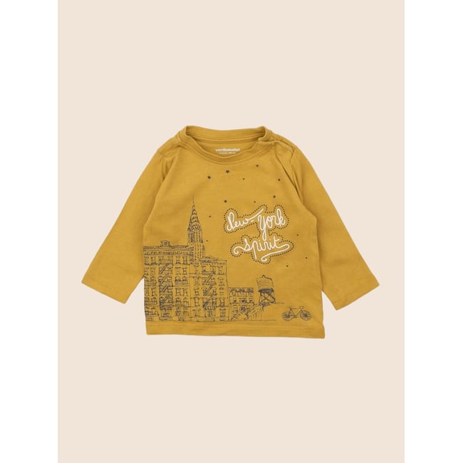 Tee-shirt - Très bon état jaune <span itemprop=