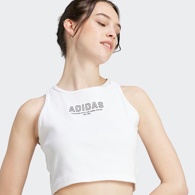Adidas crop top weiß outlet
