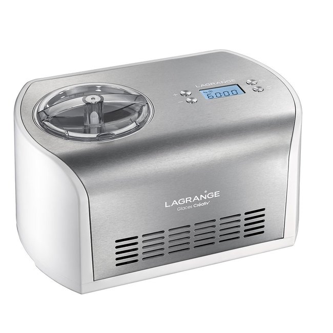 Gelatiera Créativ 1,2L 419010 bianco/inox LAGRANGE
