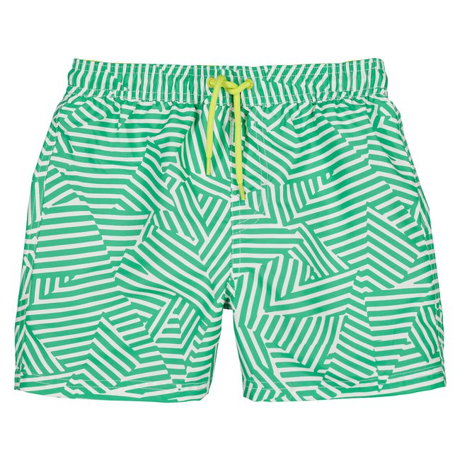 Badeshorts, grafisches Druckdesign grün bedruckt LA REDOUTE COLLECTIONS