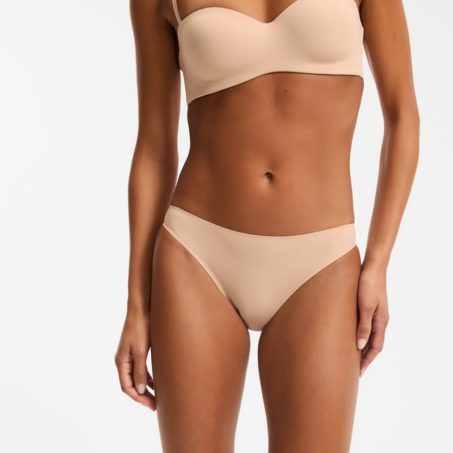 Set van 2 slips in onzichtbaar microvezel - LA REDOUTE COLLECTIONS