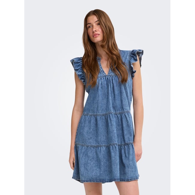 Robe En Denim light blue denim 1 <span itemprop=