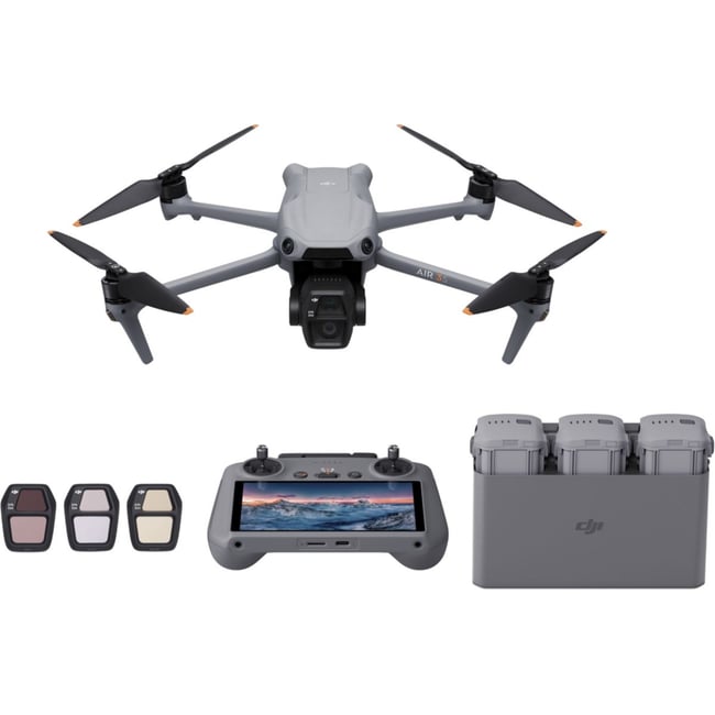 Drone Air 3S Fly More Combo (RC 2) gris <span itemprop=