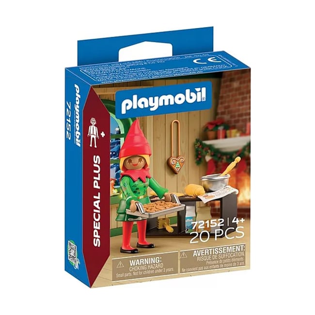 Lutin de Noël pâtissier Spécial + multicolore <span itemprop=