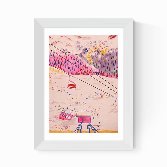 Winter Swiss Mountain by Kartika Paramita - EAST END PRINTS