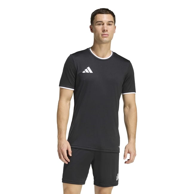 T-shirt manches courtes en jersey ENTRADA 26 noir <span itemprop=