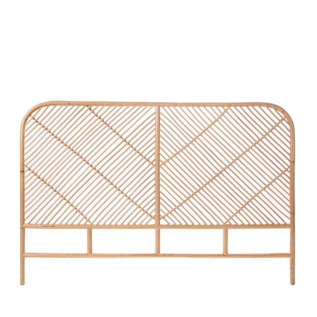 Tête de lit en rotin 168 cm  - KAYAN Couleur naturel <span itemprop=