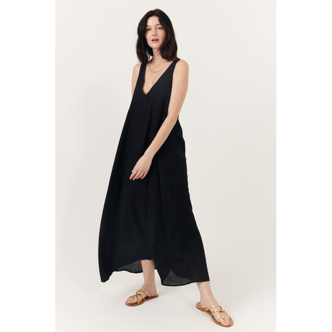 Robe midi fluide décolleté en V Floresia - ARTLOVE