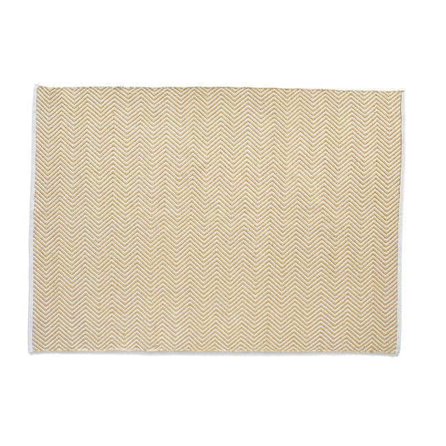 Recycled Woven Zig Zag Pattern Rug - HUG RUG WOVEN
