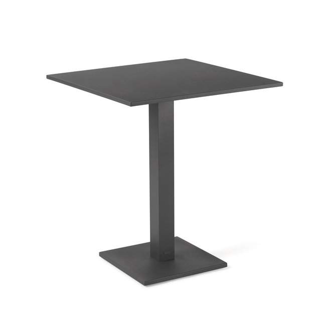 Table pliante Prada 70x70cm gris anthracite gris anthracite <span itemprop=