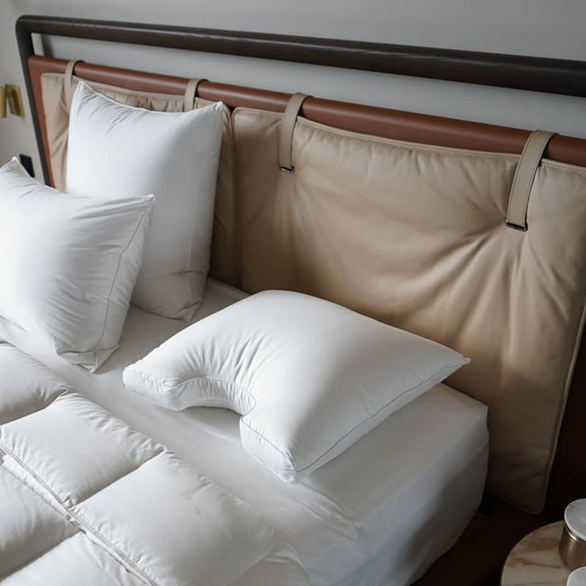 Oreiller Palladium - Ergonomique Couleur blanc <span itemprop=