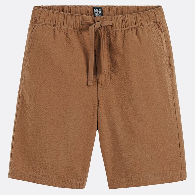 Шорты-бермуды с эластичным поясом каштановый LA REDOUTE COLLECTIONS