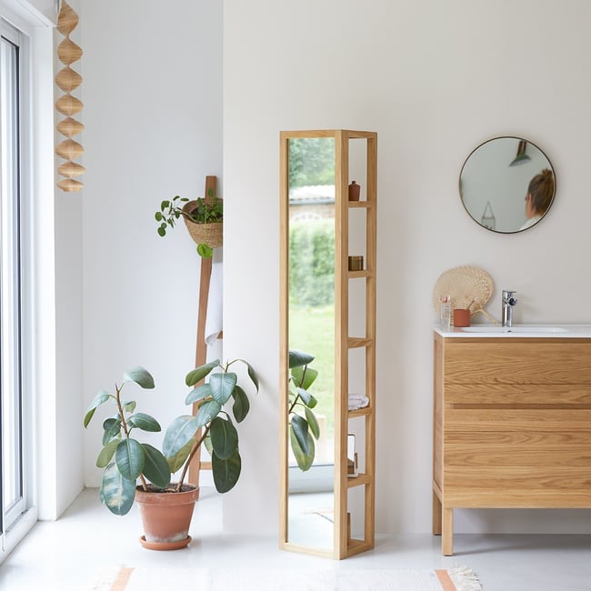 Colonne de salle de bain, TWIG Couleur naturel <span itemprop=