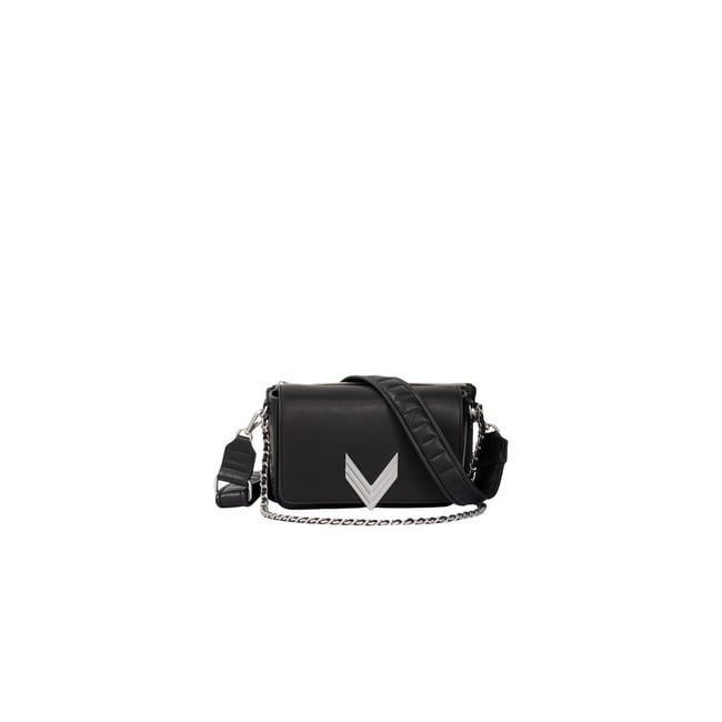 Sac à main en cuir Chrome Free 111 ROMY noir <span itemprop=