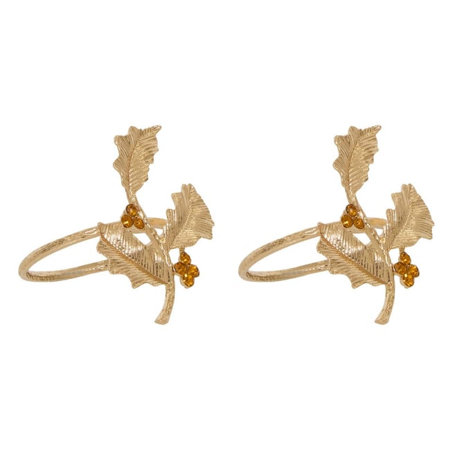 ROND SERV HOUX DORE X2 Couleur dore <span itemprop=