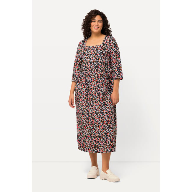 Robe en jersey noir <span itemprop=