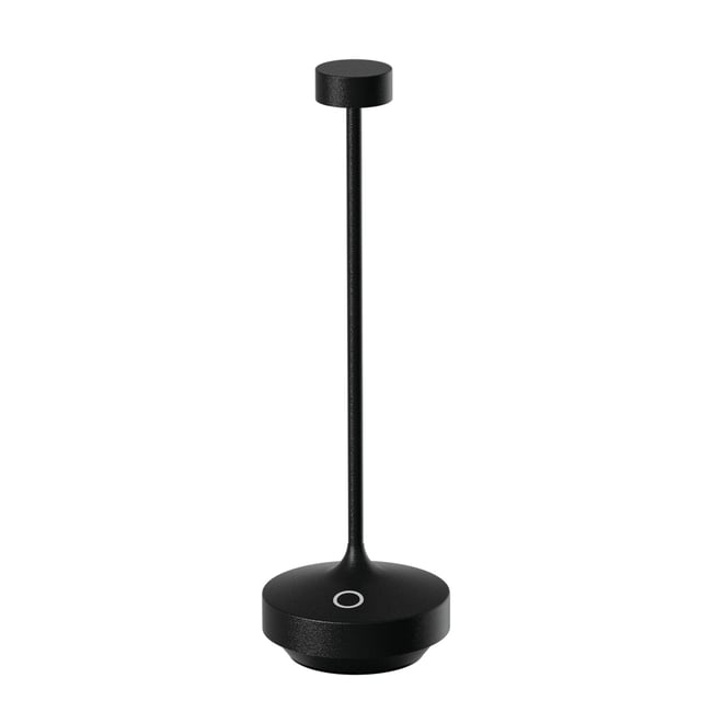 Lampe de table sans fil LED RUBY Couleur noir <span itemprop=