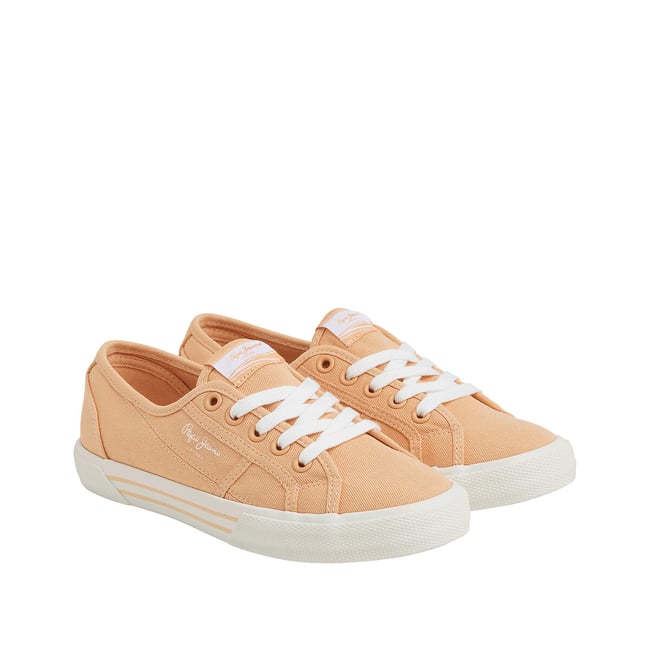 Кеды Brady Basic / Брэди Бейсик оранжевый PEPE JEANS