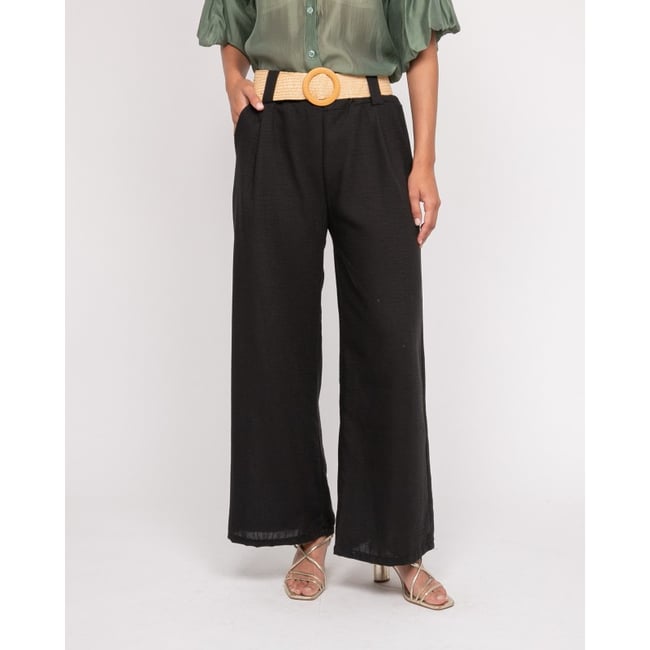 Pantalon De Ville Et Ceinture Elouve - DONA LISA